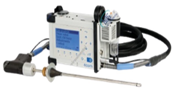 Alat Analisis Gas Cerobong (Flue Gas Analyzer) ECOM D dengan Praktik Lapangan